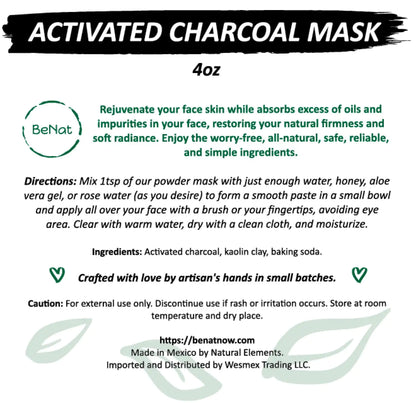 Activated Charcoal Mask